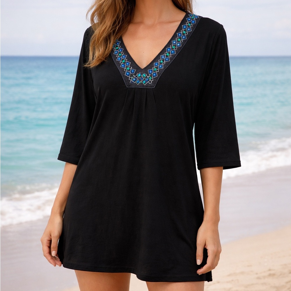 NWT Dotti bikini swimsuit cover up dress tunic